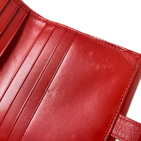 Authentic GUCCI Jackie GG Pattern Jacquard Leather Wallet br176-112025 - Picture 7 of 8